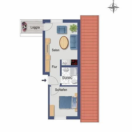 Apartamento Der Suedschwede ... Dein Gaestehaus Mitten In Und Nah Zum
